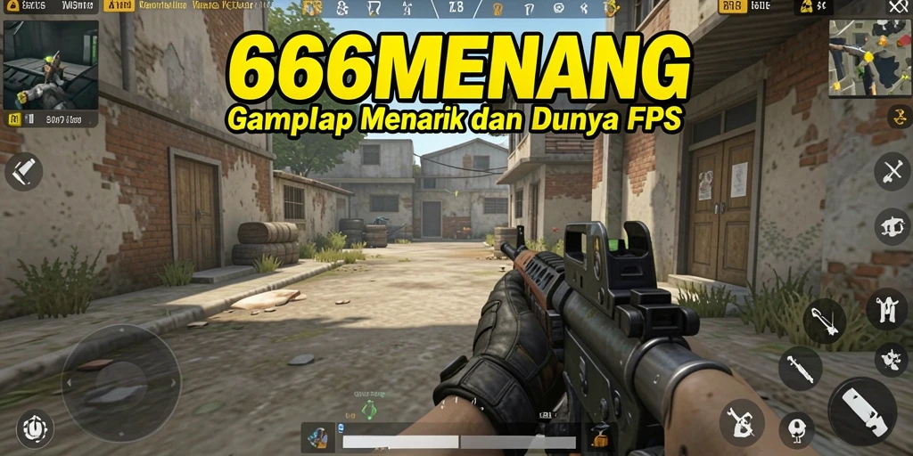 Tangkapan layar menunjukkan aksi seru dalam pertempuran FPS.