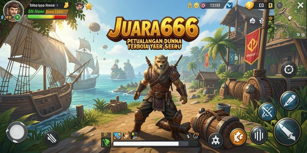 Tampilan gameplay JUARA666 yang mengasyikkan di dunia terbuka.