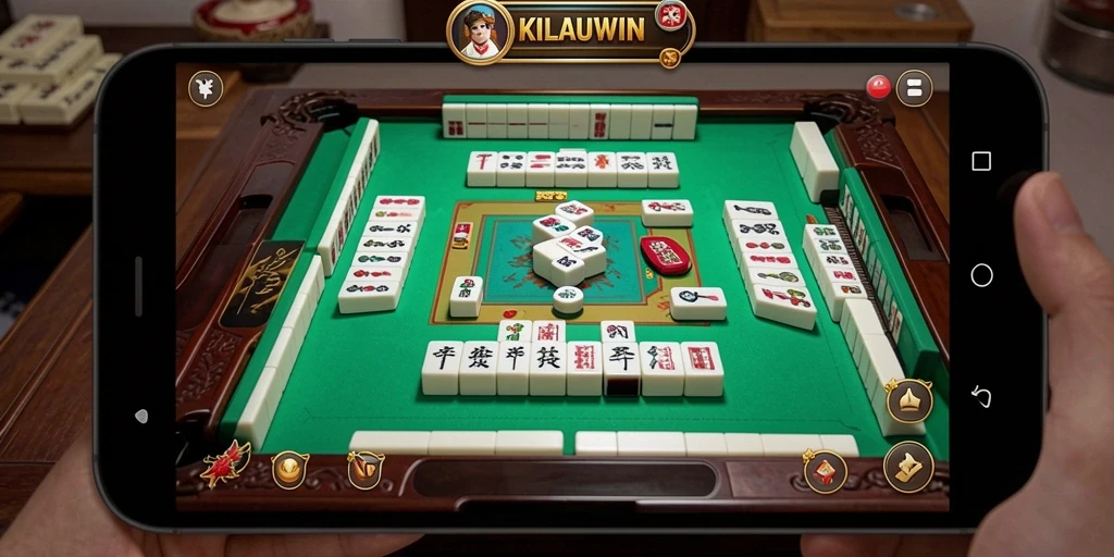 Tampilan gameplay KILAUWIN yang menarik dengan elemen Mahjong.