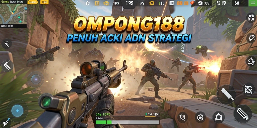 Tampilan utama gameplay OMPONG188 dengan aksi menegangkan.