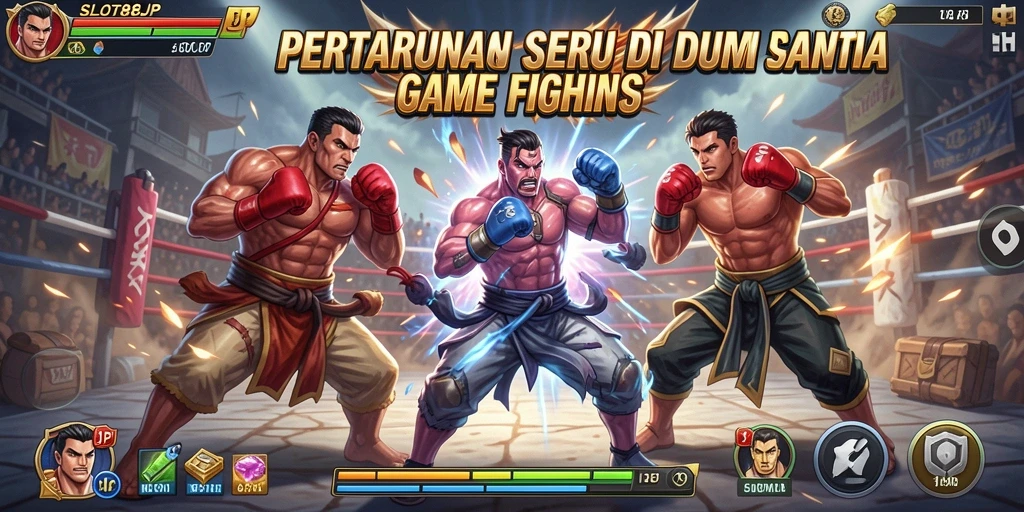 Tangkapan layar menunjukkan pertarungan epik dalam SLOT88JP.