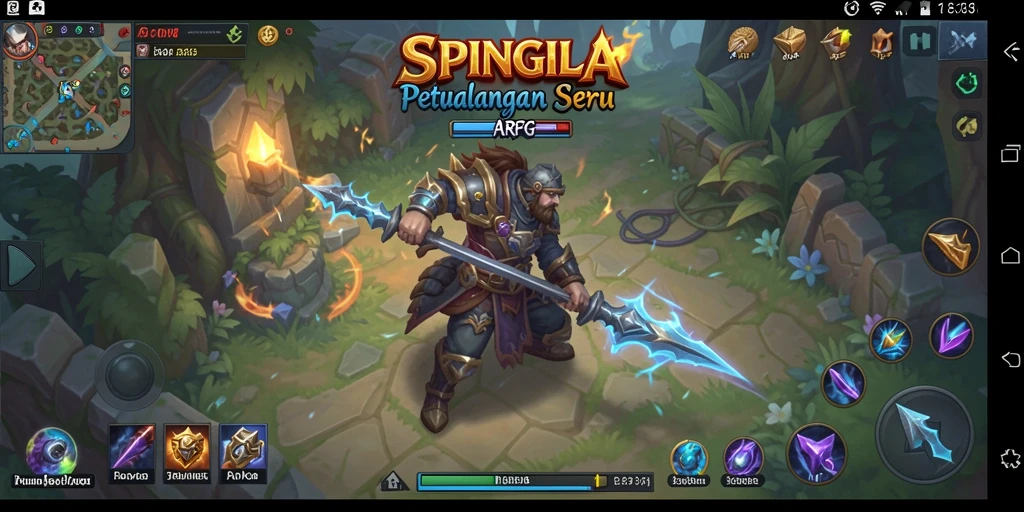 Gambaran gameplay SPINGILA yang seru dan mendebarkan.