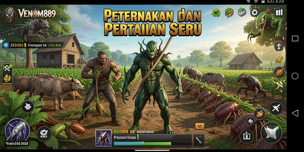 Gameplay berkebun yang menyenangkan di VENOM889.